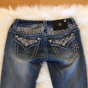 Miss Me Boot Jeans 25” Distressed Cute